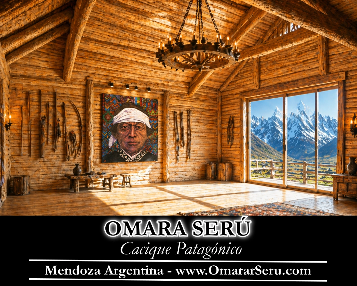 Cacique Patagónico — artwork by Omara Seru